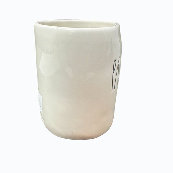 Rae Dunn PAWSOME Mug Magenta Ceramic Dog Lover Large Coffee Cup White Gift - Picture 6 of 7